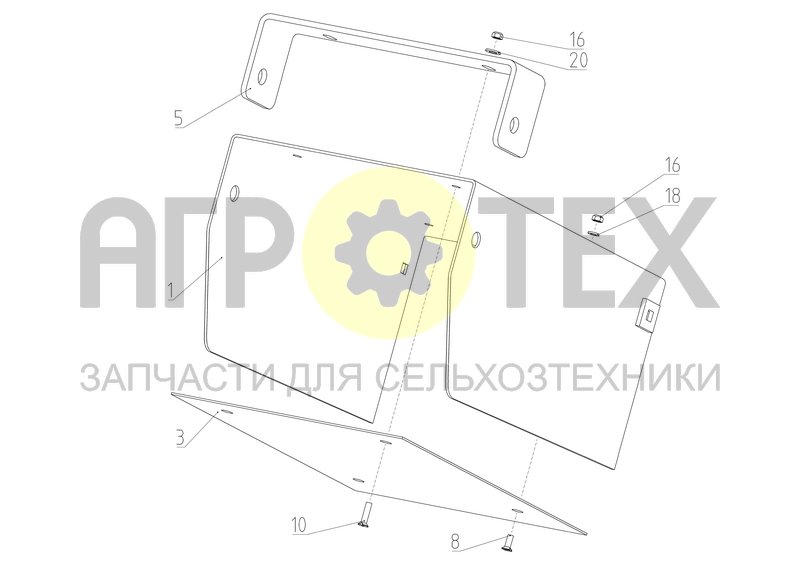 Чертеж Проставка (2650.19.00.310)